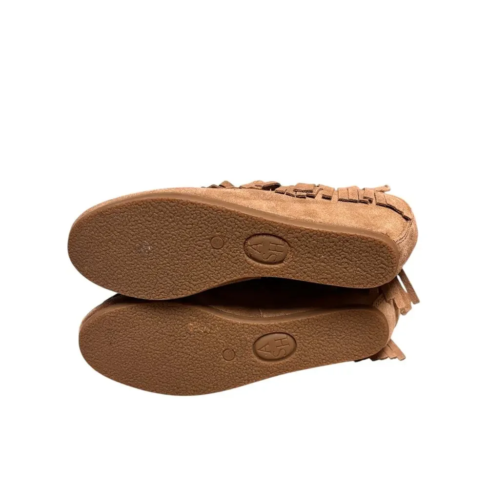 ASH Spot Wedge Moccasin Booties Size 38/8